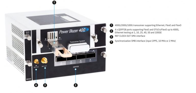 800G/400G Power Blazer- MULTISERVICE TEST MODULE FROM 1G TO 800G
